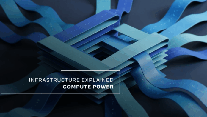 Ilustração oficial da infraestrutura de computação de IA da Meta